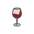 Verre de vin rouge