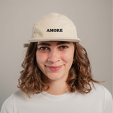 Amore | Bestickte Bio Baumwoll Cord Cap