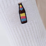 Cola Mix | Chaussettes brodées en coton bio