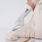 Espresso Martini | Bestickte Bio Baumwoll Socken