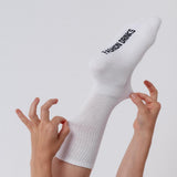 Verre de vin rouge | Chaussettes brodées en coton bio