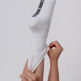 Verre de vin rouge | Chaussettes brodées en coton bio