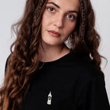 Mangaroca Batida de Côco | Besticktes Bio Baumwoll Unisex T-Shirt