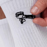 Porte-filtre | Chaussettes brodées en coton bio