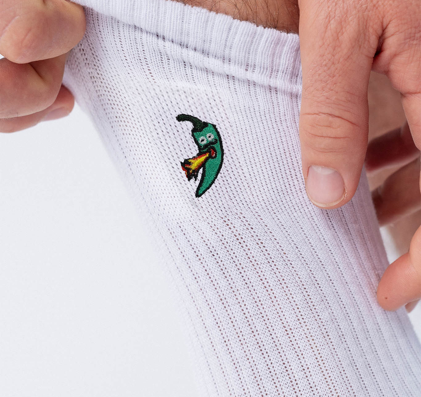 Jalapeno | Bestickte Bio Baumwoll Socken