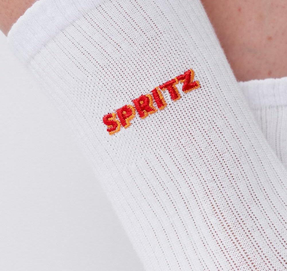 Spritz Signature | Chaussettes en coton bio brodées