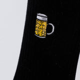 chope à mesurer | chaussettes brodées en coton bio