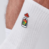 Sierra Tequila | Chaussettes brodées en coton bio