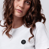 Fashion Drinks | Besticktes Bio Baumwoll Cropped T-Shirt