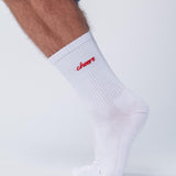 Cheers | Chaussettes brodées en coton bio