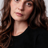 Siebträger | Besticktes Bio Baumwoll Cropped T-Shirt