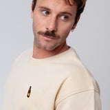 Hofei | Bestickter Bio-Baumwoll Unisex Pullover