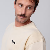 Siebträger | Bestickter Bio-Baumwoll Unisex Pullover