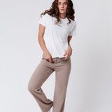 Maximum Rizz | T-shirt brodé en coton bio pour femme