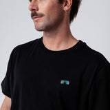 schnelle Brille | Besticktes Bio Baumwoll Unisex T-Shirt