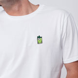 Gin Basil Smash | Besticktes Bio Baumwoll Unisex T-Shirt