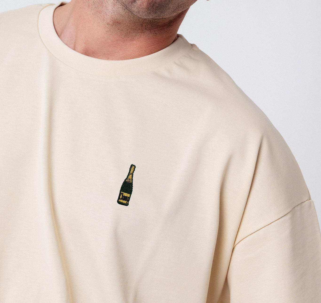 Champagner | Heavy Oversized Bio Baumwoll T-Shirt