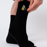 chope à mesurer | chaussettes brodées en coton bio