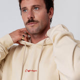 Caffé doppio | Bestickter Bio Baumwoll Unisex Hoodie