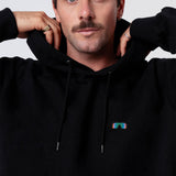 schnelle Brille| Bestickter Bio-Baumwoll Unisex Hoodie