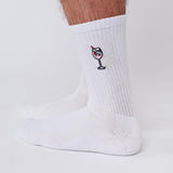 Wildberry Spritz | Bestickte Bio Baumwoll Socken