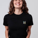 Gin Tonic | Besticktes Bio Baumwoll Frauen T-Shirt