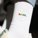 Bummsschorle | Chaussettes brodées en coton bio