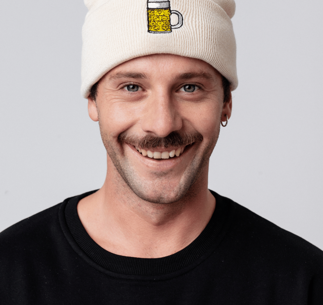 chope | bonnet en coton bio brodé