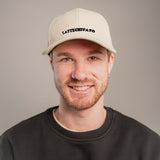 Lattechitato | Bestickte Bio Baumwoll Cord Cap
