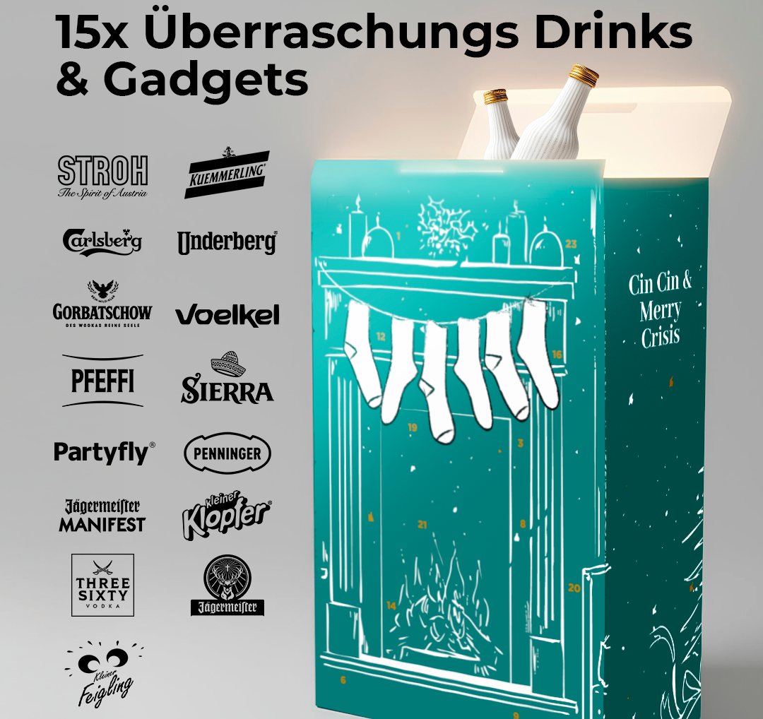 Der ultimative Fashion Drinks Party Adventskalender 2025 (Wert 280€)