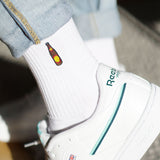 Hofei | Chaussettes brodées en coton bio