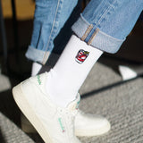 Negroni | Chaussettes brodées en coton bio