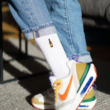 Hofei | Chaussettes brodées en coton bio