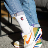 Negroni | Chaussettes brodées en coton bio