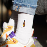 Hofei | Chaussettes brodées en coton bio