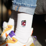 Negroni | Chaussettes brodées en coton bio