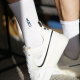 Gorbatchev | Chaussettes brodées en coton bio