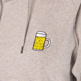 chope | sweat à capuche unisexe en coton bio brodé