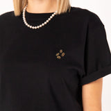 Coffee Beans| Besticktes Organic Bio Baumwoll Frauen T-Shirt