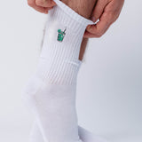 Mojito | Chaussettes brodées en coton bio