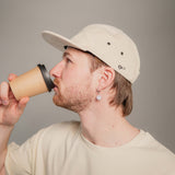 Lattechitato | Bestickte Bio Baumwoll Cord Cap