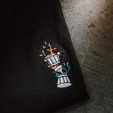 Espressokocher Boom | Besticktes Organic Bio Baumwoll Unisex T-Shirt