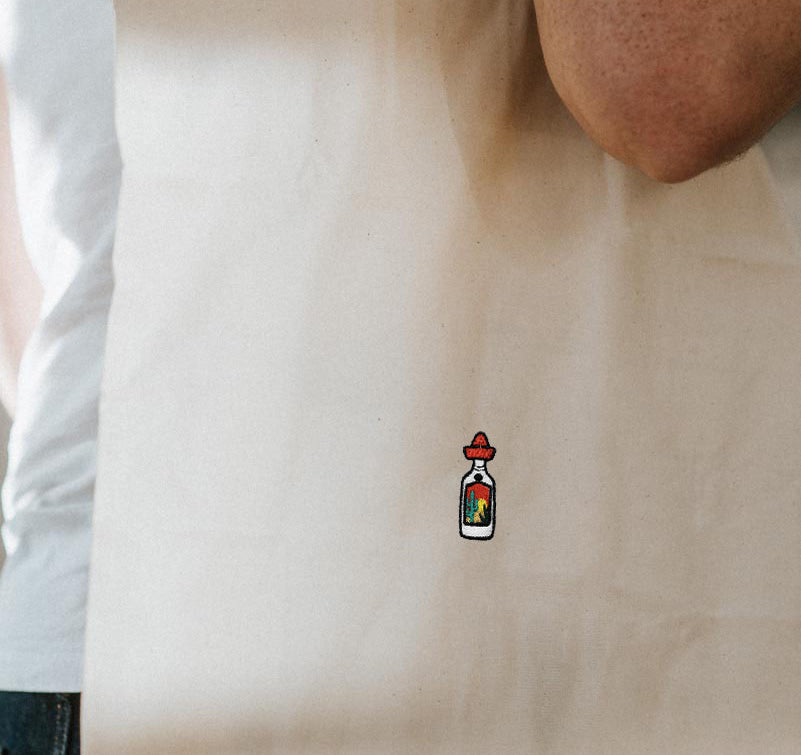 Sierra Tequila | Sac en coton bio brodé