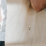 Vin blanc | Sac en coton bio brodé