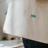 lunettes rapides | sac en coton bio brodé