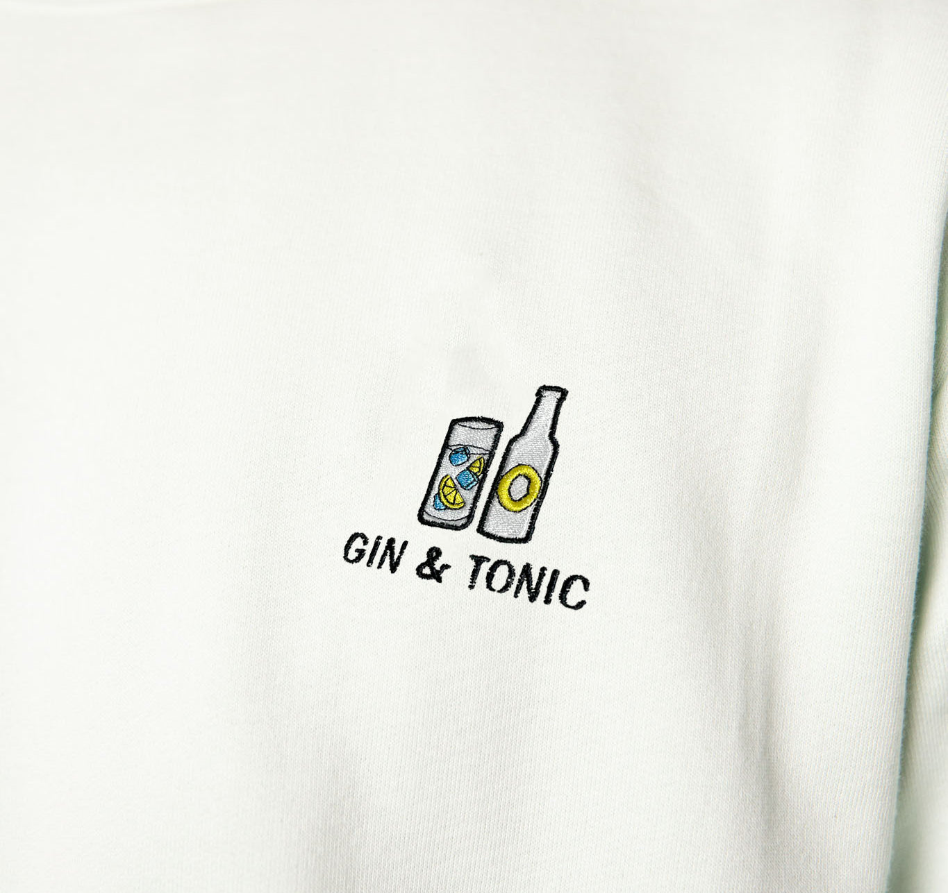 TAILORED TASTES Gin Tonic | Bestickter Bio-Baumwoll Unisex Pullover