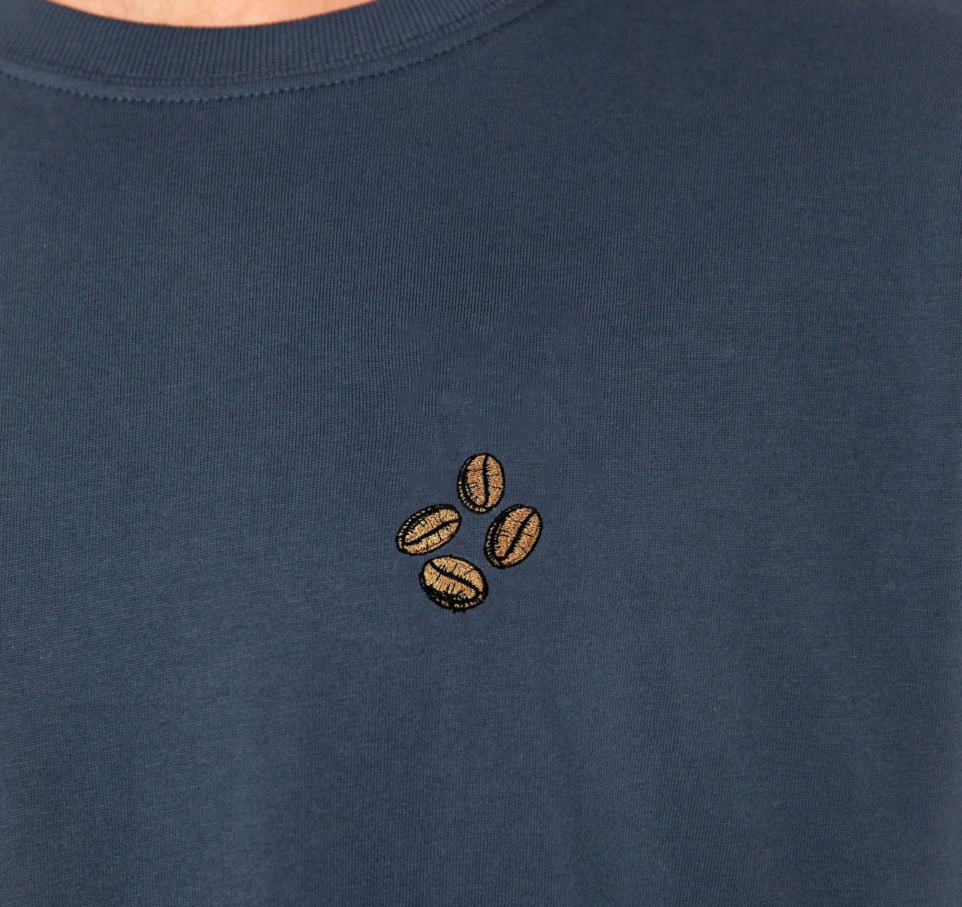 Coffee beans | Besticktes Organic Bio Baumwoll Unisex T-Shirt