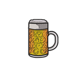 chope | sweat à capuche unisexe en coton bio brodé