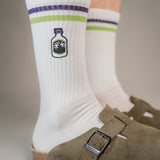 Kleiner Feigling | Bestickte Bio Baumwoll Socken