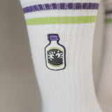 Kleiner Feigling | Bestickte Bio Baumwoll Socken